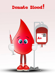 无偿献血血液的插图图片