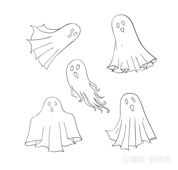 恐怖的幽灵人物.神秘噩梦