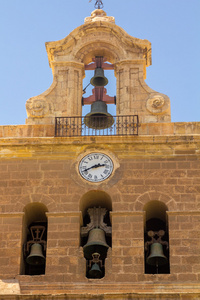 大教堂的化身钟声在西班牙阿尔梅里亚