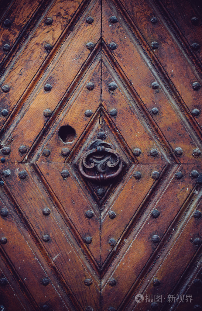 古代的木质门