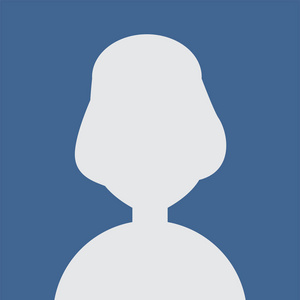 头像女学生头像震惊的秃头男子手放在头上, 被隔离在白色的空白墙上