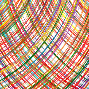 抽象的彩虹弯曲条纹彩色线垂直背景照片