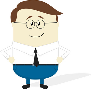 快乐的老板卡通照片