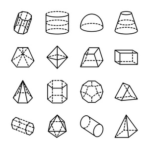 3d 绘图形状图标照片
