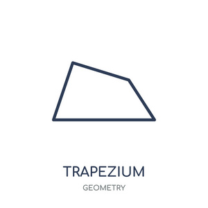 从几何收藏的梯形线性符号设计.