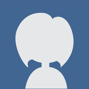 个性网红绿头像空白头像.照片占位符.平面矢量图像照片