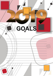 2019目标向量图形与记录目标的列表