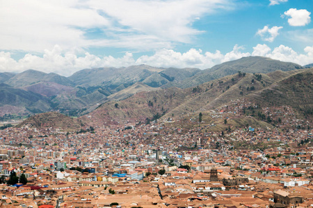 在秘鲁库斯科城市景观
