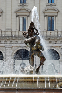 2014 年 6 月 1 日的罗马城市广场德拉一针见血观