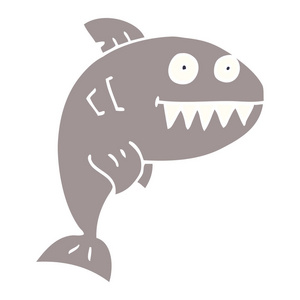动画片涂鸦致命的鲨鱼