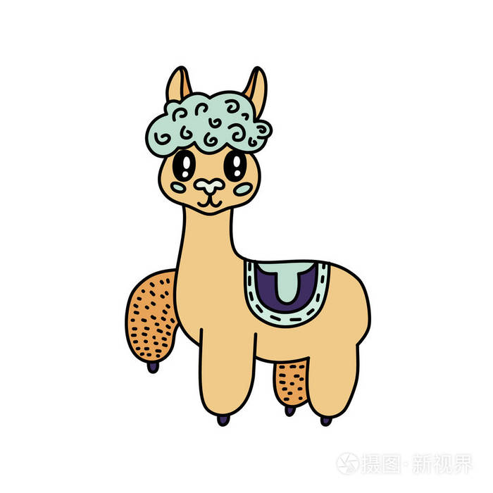 彩色骆驼线图标