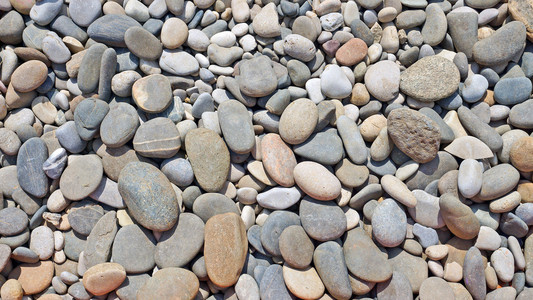 背景海鹅卵石石头