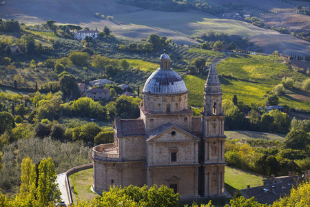 圣比亚焦教会在意大利的托斯卡纳，恰诺
