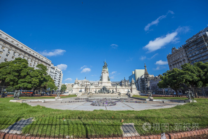 在布宜诺斯艾利斯，阿根廷国会广场