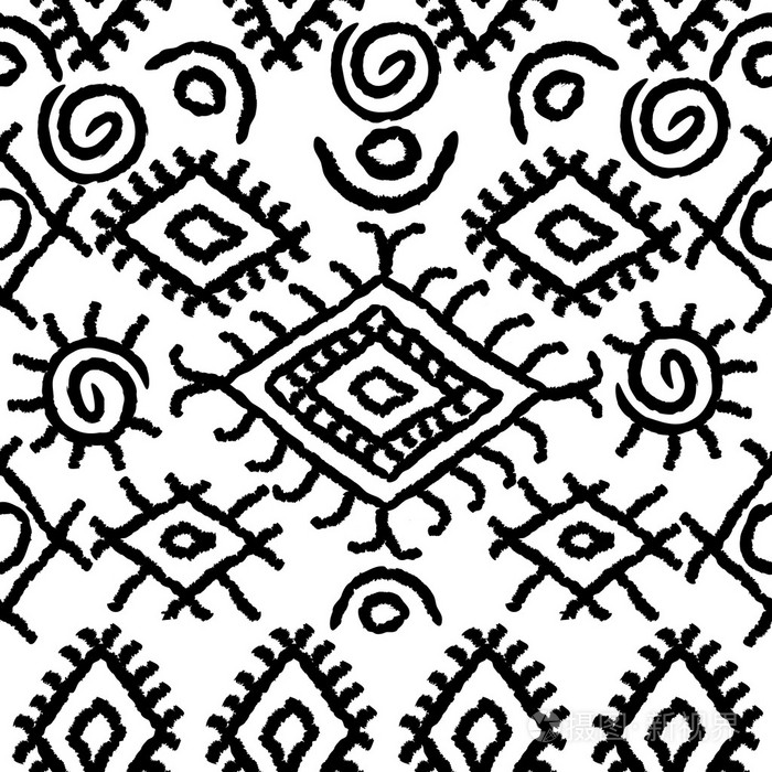 黑色和白色图案