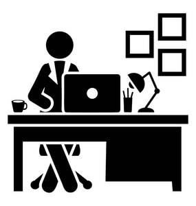 ceo女一名女雇主在一名军官中被电镀公司 ceo 的职责.照片