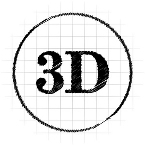 3d 图标。白色背景上的互联网按钮