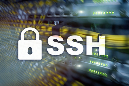 Ssh, 安全的外壳协议和软件。数据保护互联网和电信概念
