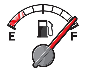 反对票油箱卡车图标一个资深妇女的手特写填补她的汽车油箱油箱里的