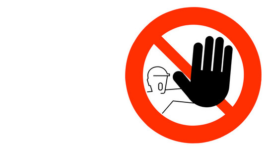 禁止货车进入标志图片