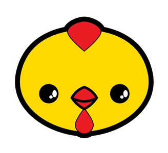 矢量图片鸡头照片