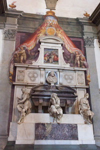 Michelangeo 布纳洛提墓大教堂的圣十字教堂佛罗伦萨