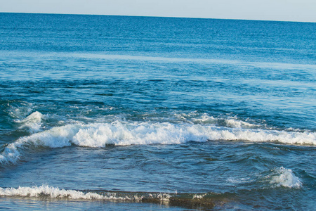 海滩上的海浪海浪, 风景