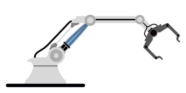 隔离机器人臂图标