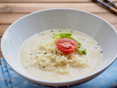 韩国菜豆面, 凉豆汤面