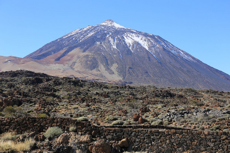 在特内里费岛，西班牙的埃尔泰德火山