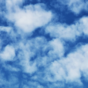 抽象蓝色背景从多云的天空。instagram 中的帖子的方形背景