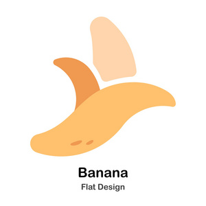 香蕉平面图标