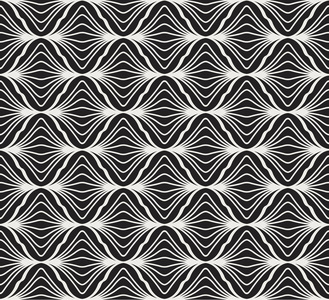 几何黑色矢量无缝图案.抽象艺术装饰背景.经典时尚质感照片