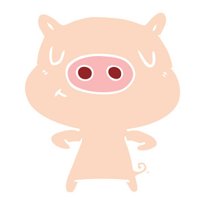 平板彩色动画片内容猪