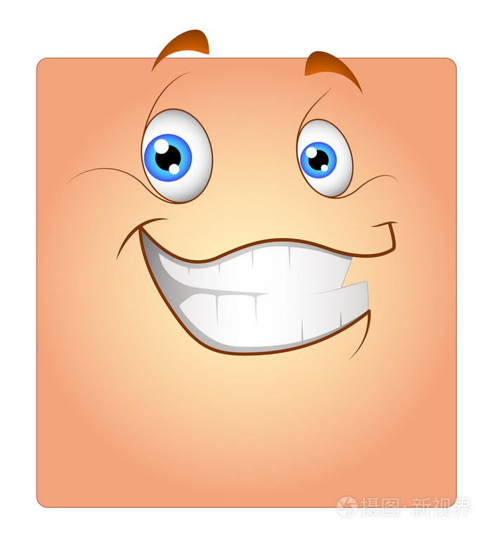 性格开朗可爱笑脸