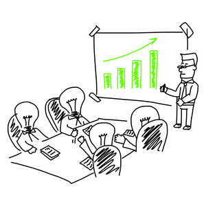 集体会议图片-集体会议素材-集体会议插画-摄图新视界