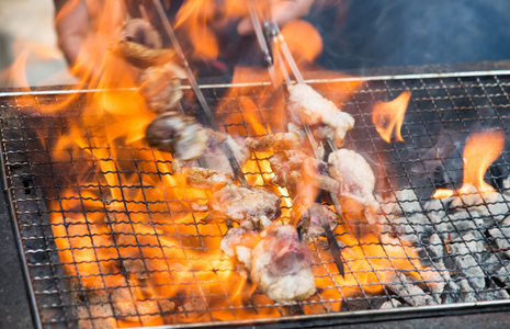 野外烤肉图片