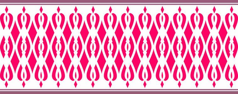 典雅的装饰边框由几种红色颜色组成