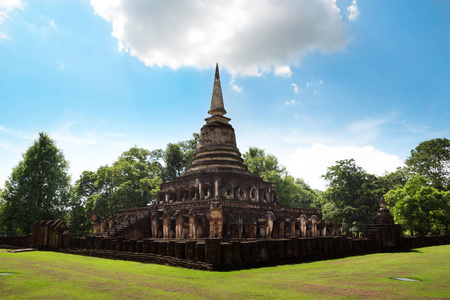 联合国教科文组织世界遗产寺长 Lom 寺莱历史公园, 素可泰, 泰国