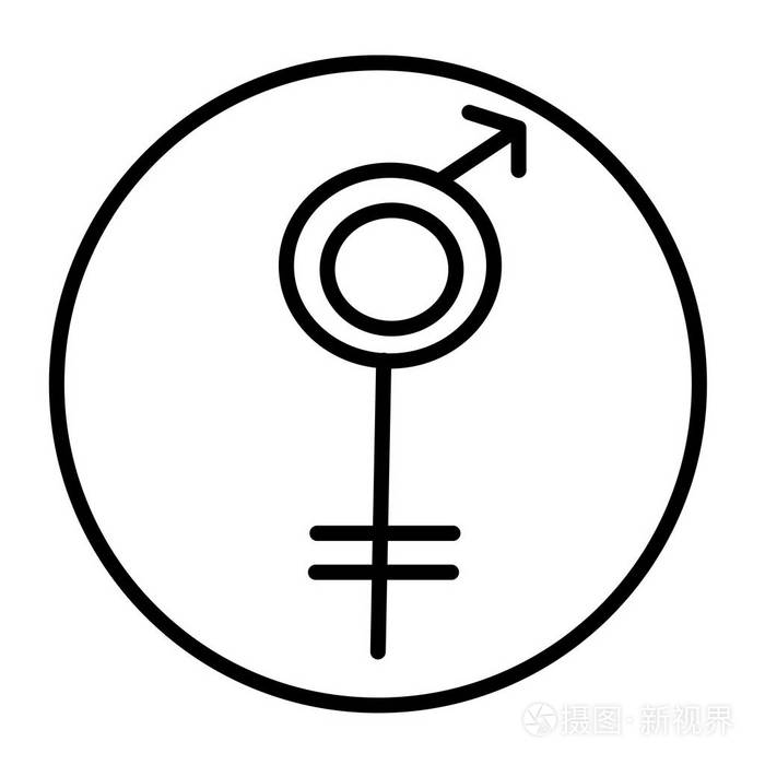 女性符号图标矢量隔离在白色背景为您的 web 和移动应用程序设计, 女性符号徽标概念
