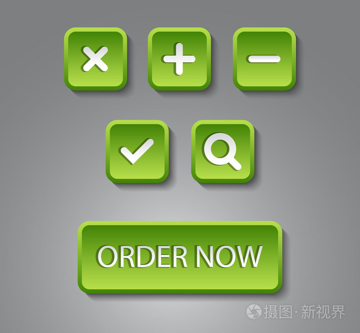 矢量web 按钮设置
