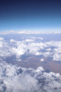 空中的天空背景