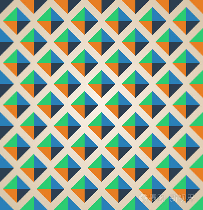 无缝几何图案菱形