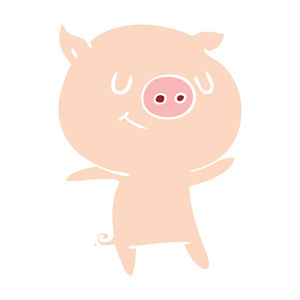 快乐平彩型动画片猪