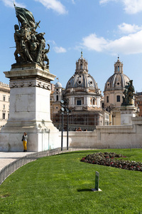 罗马, 意大利, 欧洲国家纪念碑的建筑细节