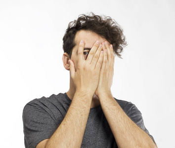 用手挡住眼睛图片-用手挡住眼睛素材-用手挡住眼睛插画-摄图新视界