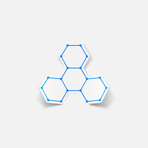 分子结构 贴纸