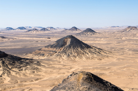 黑沙漠在埃及的黑沙漠照片