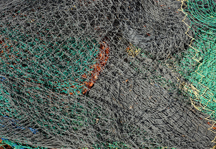 捕鱼网作为背景
