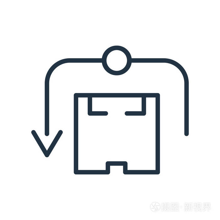 返回图标矢量在白色背景下分离, 返回透明符号插画-正版商用图片093g